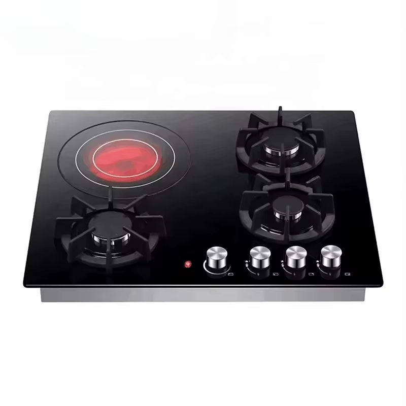 Cuisinière à induction à 4 brûleurs intégrée