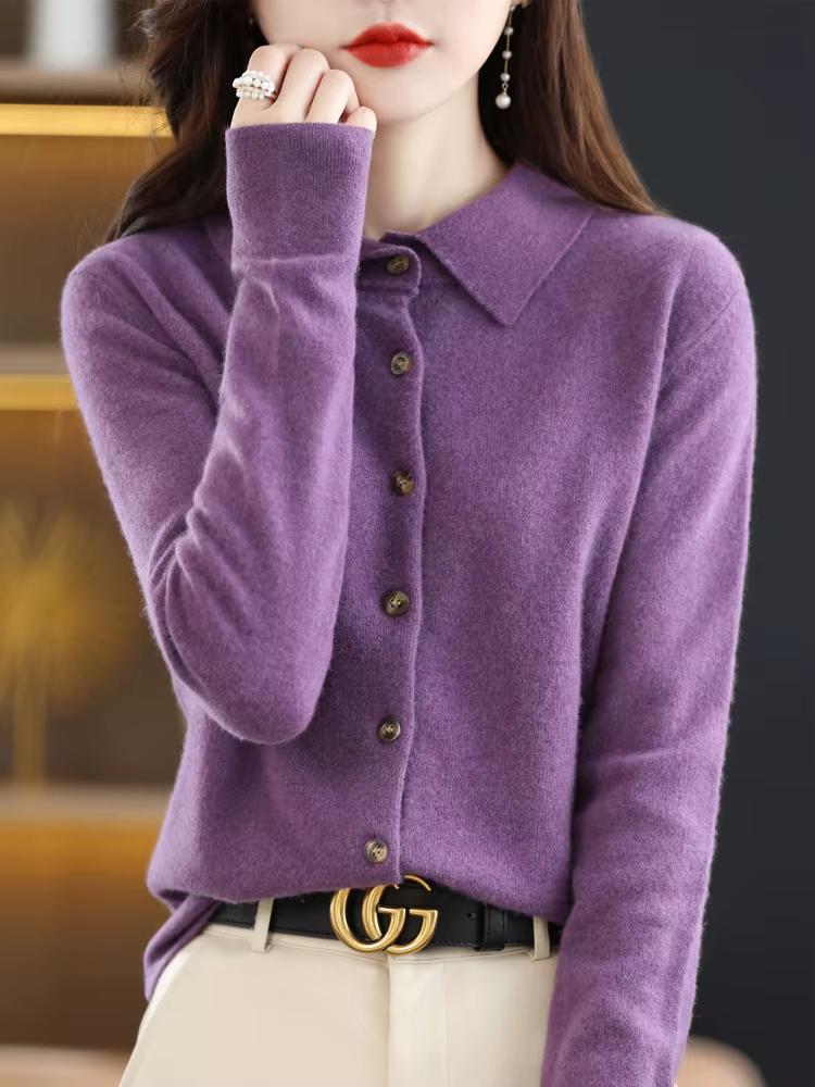 Pull en laine mérinos pour femme