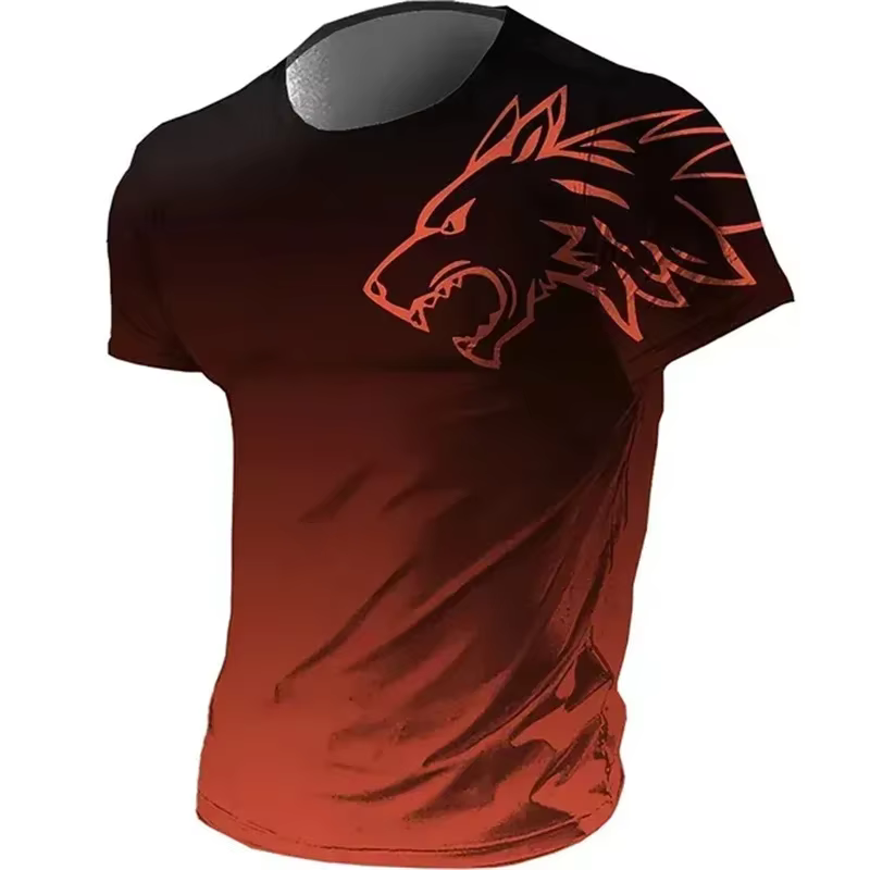 T-shirts pour hommes fitness vêtements de sport 2024 été Vintage