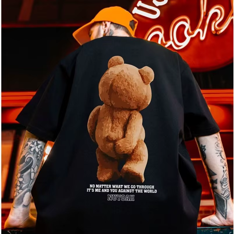 T-shirt à col rond pour hommes
