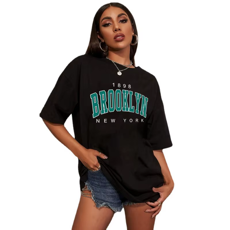 T-shirt imprimé BROOKLYN pour hommes et femmes