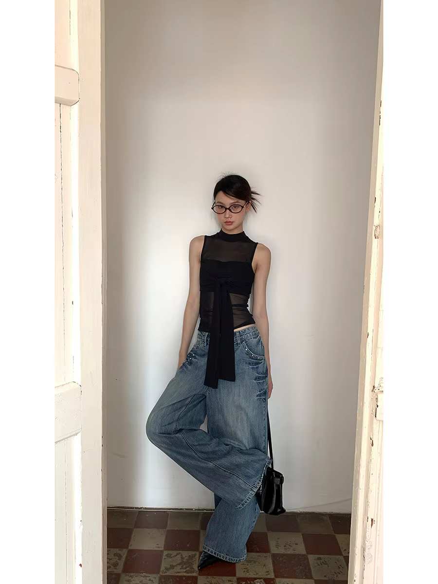 Débardeur sans manches tendance version coréenne pour femme
