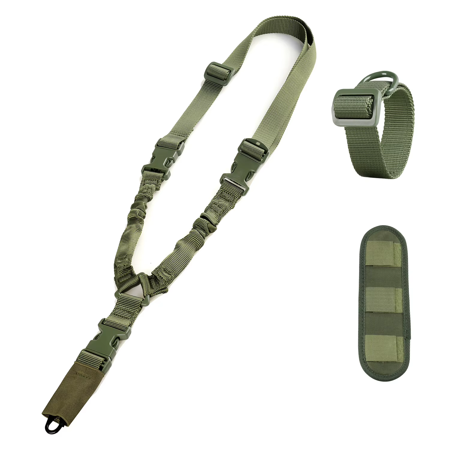 Pistolet tactique en Nylon, fusil diagonal à point unique, sangle à bandoulière pour pistolet à eau d'extérieur, accessoire de corde tactique CS réelle