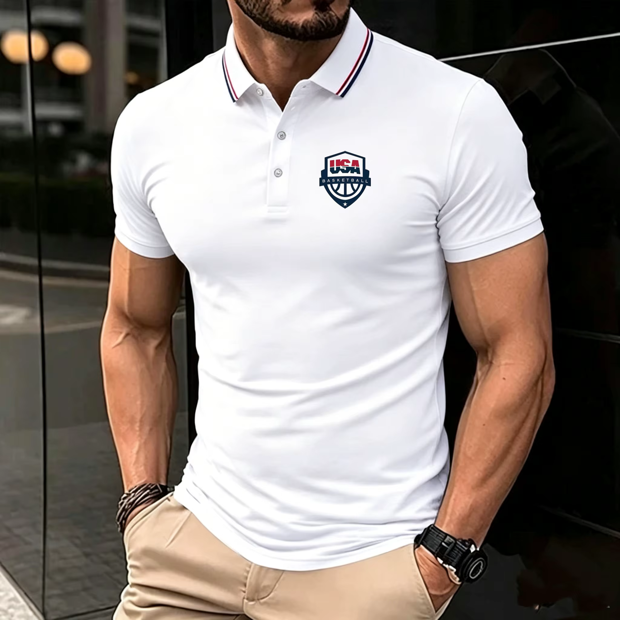 Chemises polo pour hommes