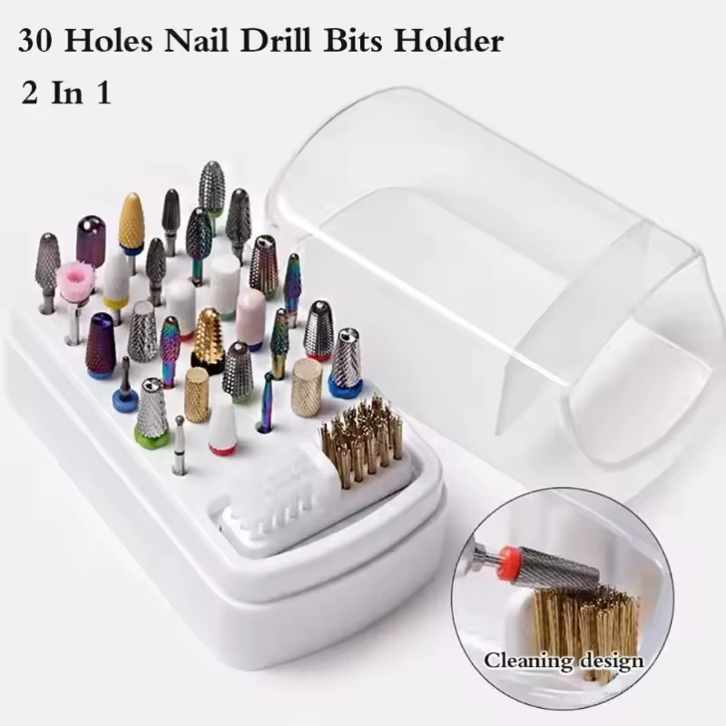 Boîte de rangement professionnelle pour perceuse à ongles