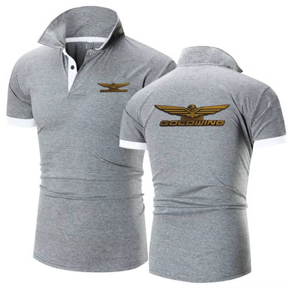 Polos Goldwing GL1800 japon motos revers t-shirts à manches courtes