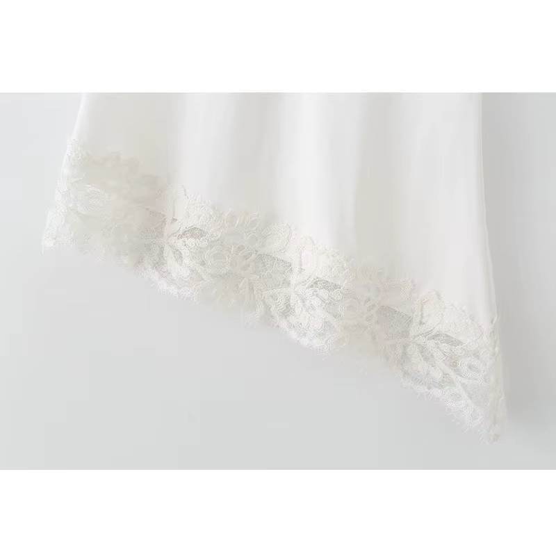 Chemisier T-shirt en dentelle pour femme