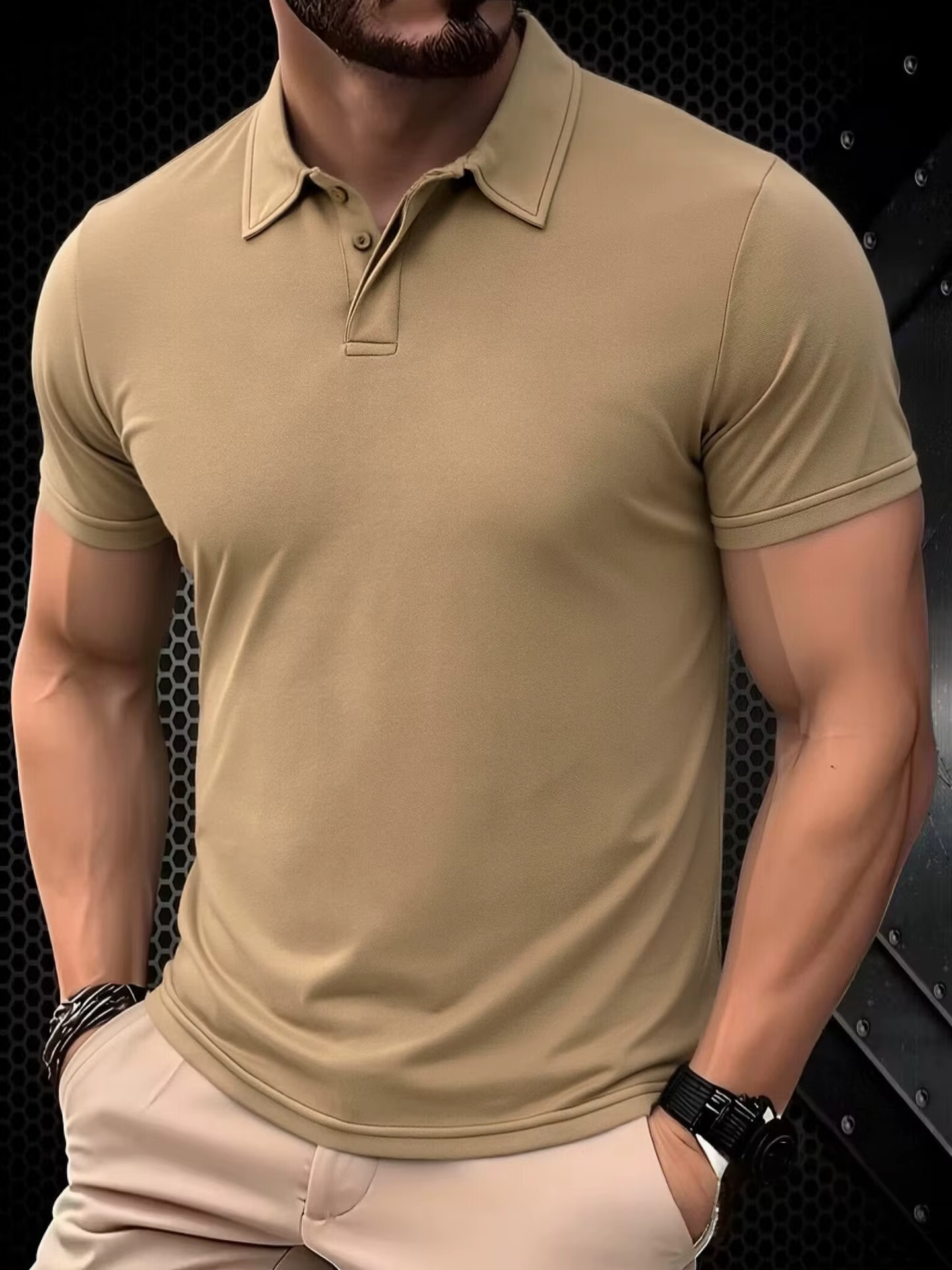 Polo pour homme, nouveau style d'été