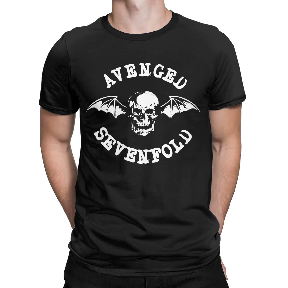 Hommes T-Shirt Avenged Sevenfold Vintage 100% coton