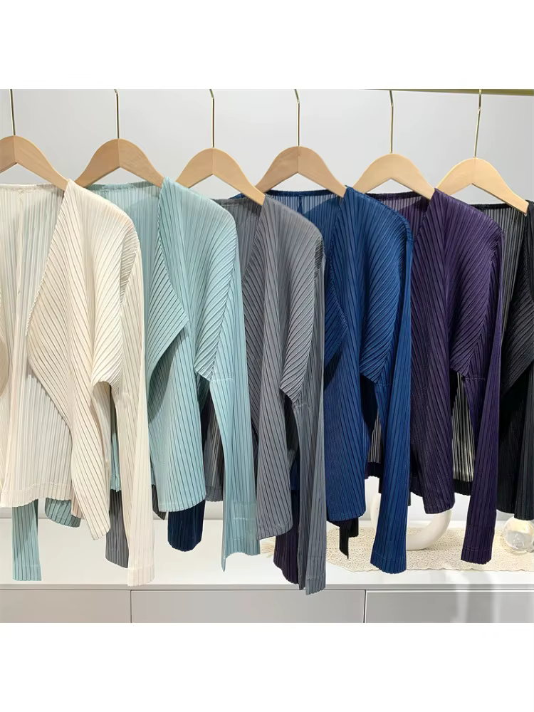Miyake 2025 printemps haut plié pour les femmes