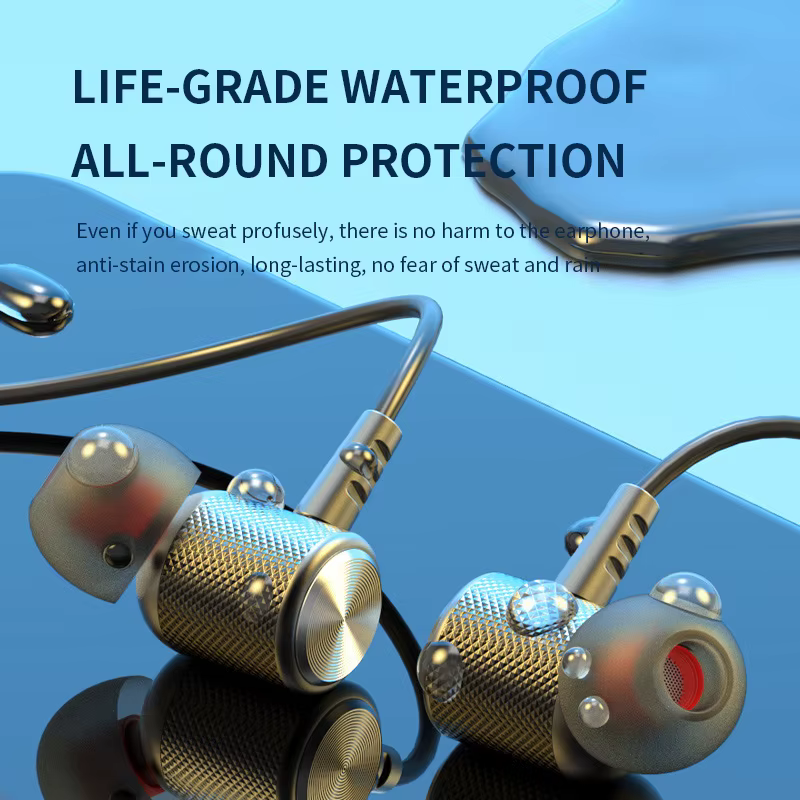 Écouteurs sans fil Bluetooth TWS, casque stéréo surround magnétique, casque sport à tour de cou, écouteurs intra-auriculaires pour téléphone