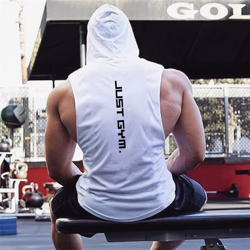 Muscleguys – débardeur à capuche pour hommes