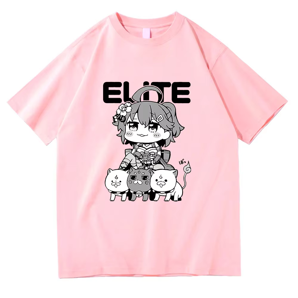 T-shirt unisexe en coton Anime Cartoon