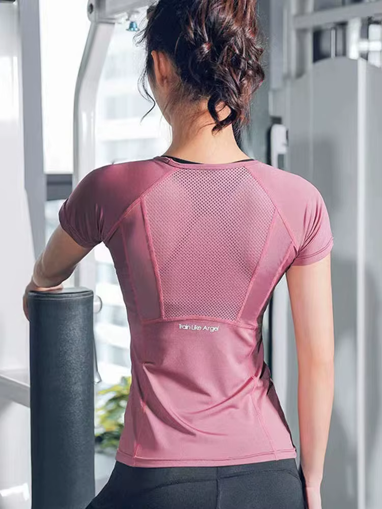 Vêtements de sport pour femmes, vêtements de Yoga, T-Shirt de sport pour femmes, vêtements de Fitness, de course
