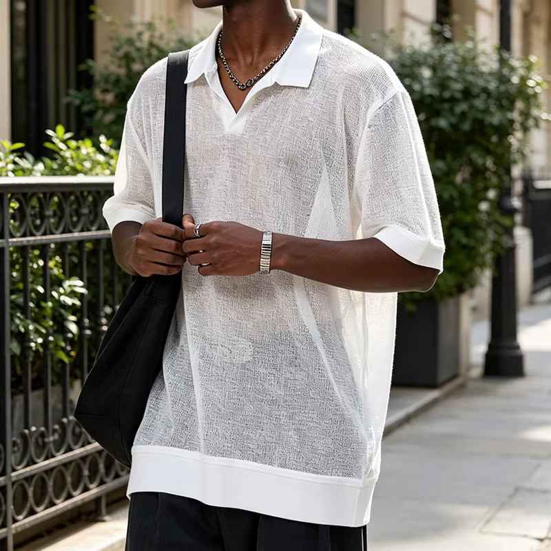 Chemises pour hommes – Nouvelle collection été 2026 : Polos en maille respirants pour le quotidien