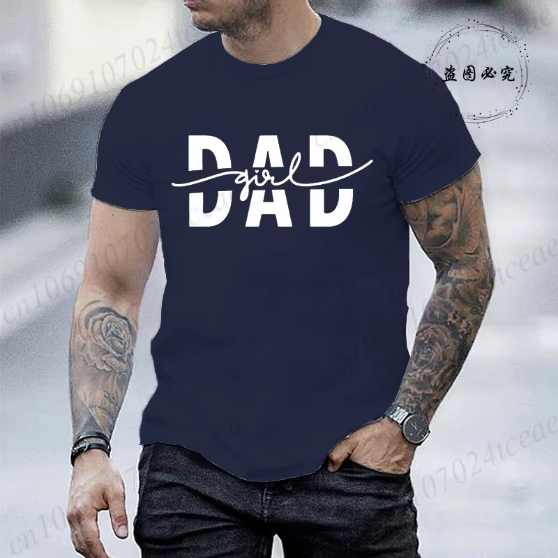 T-shirt imprimé « Dad Girl » pour homme – T-shirts graphiques « Dad