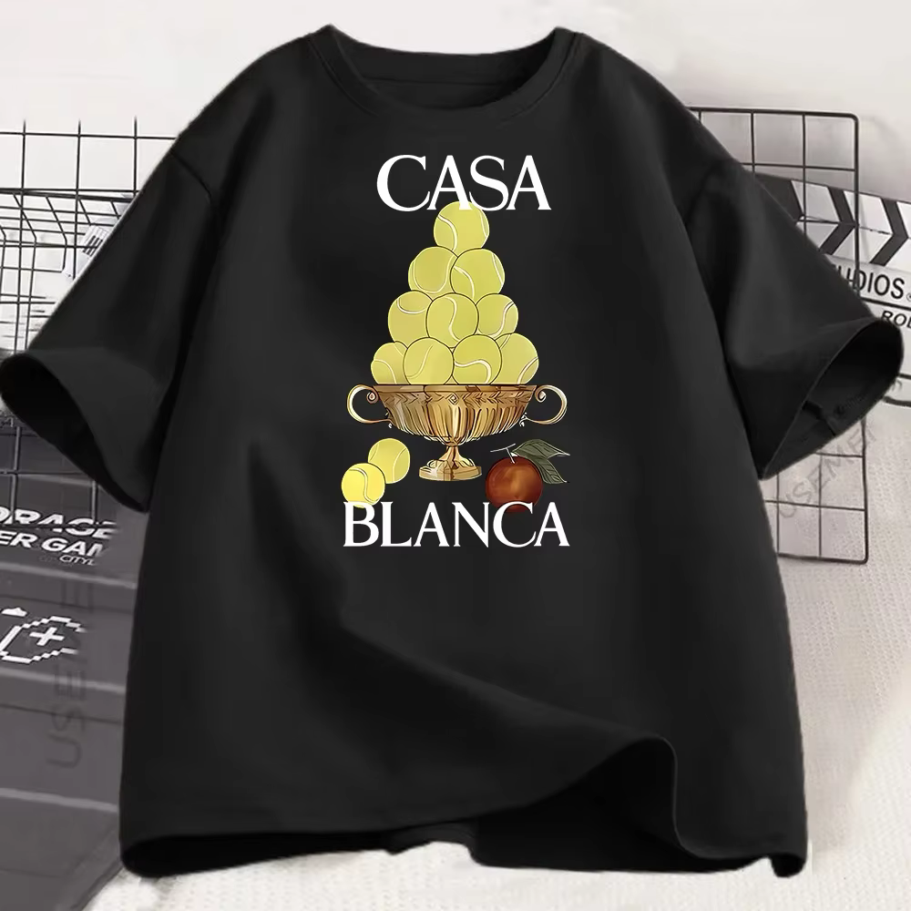 T-shirt graphique paysage côtier Casablanca