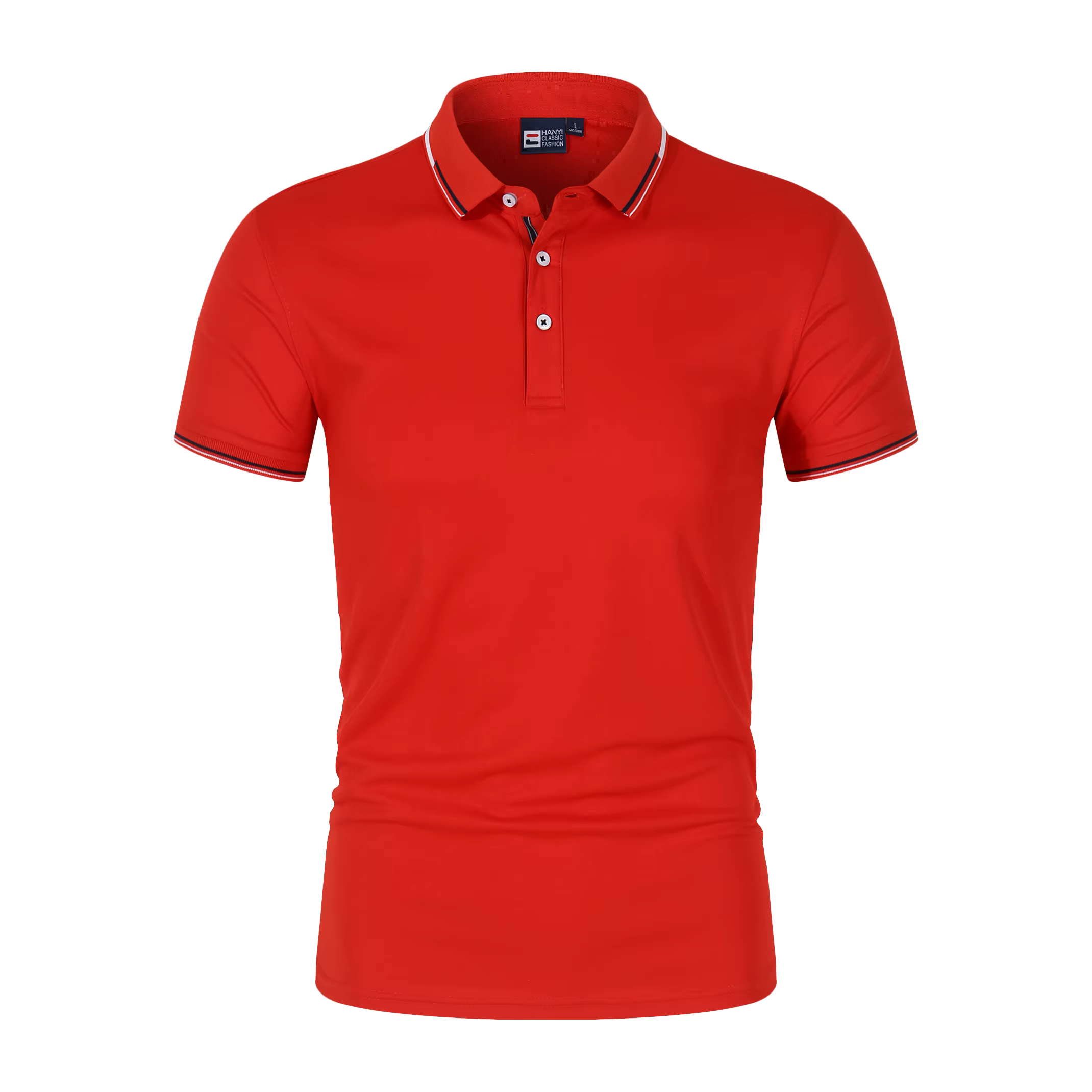 Polo décontracté respirant et confortable pour homme