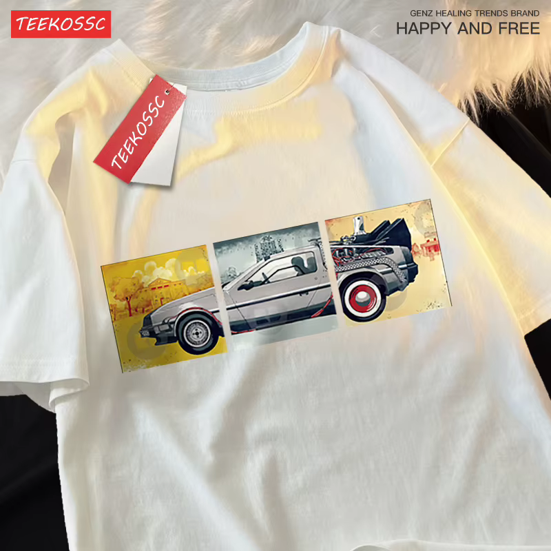 T-shirt à manches courtes en coton pour hommes et femmes