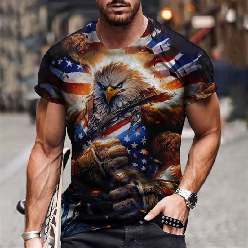 T-shirt graphique American Feel pour hommes