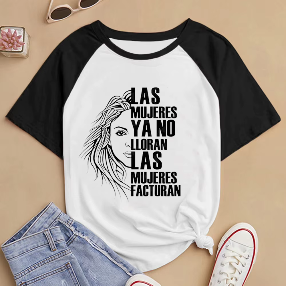 Shakira t-shirt femme graphique Grunge esthétique femmes Pop Culture chemise rétro