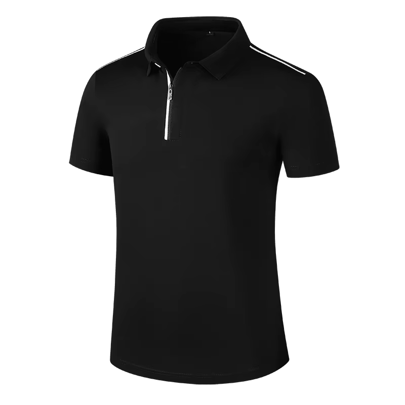 Polo à manches courtes et col rabattu pour homme