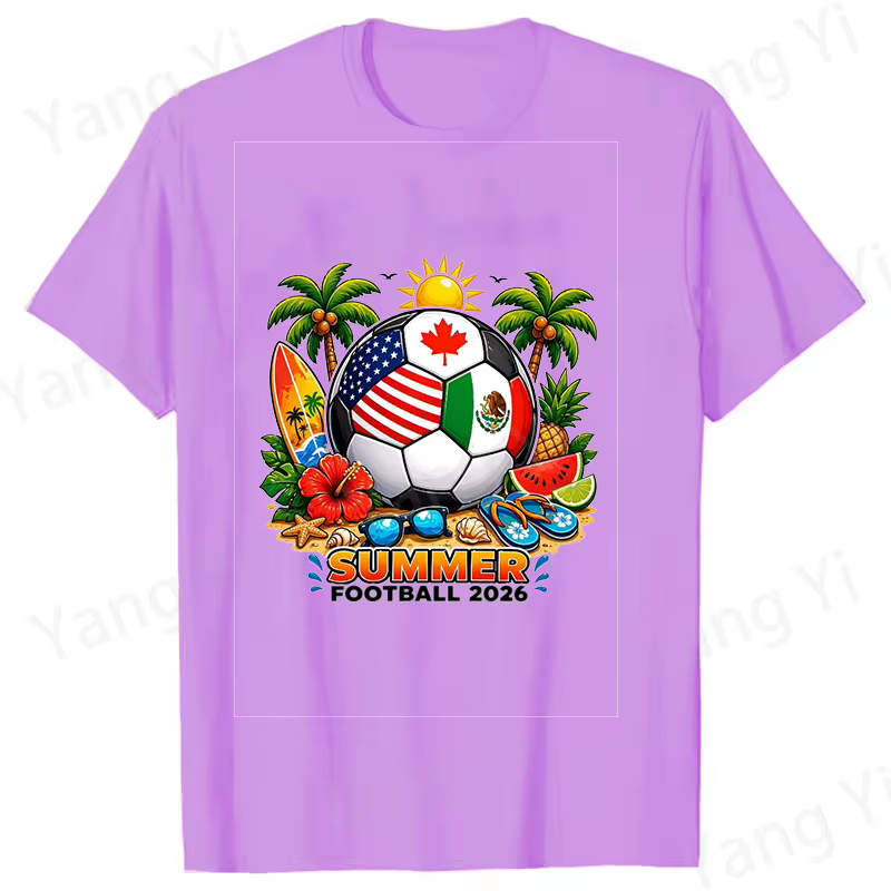 T-shirts de football tendance pour femmes et hommes – Manches courtes
