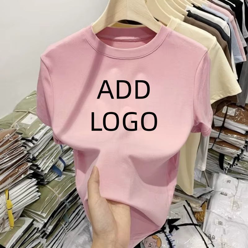 T-shirt en coton personnalisé pour femme