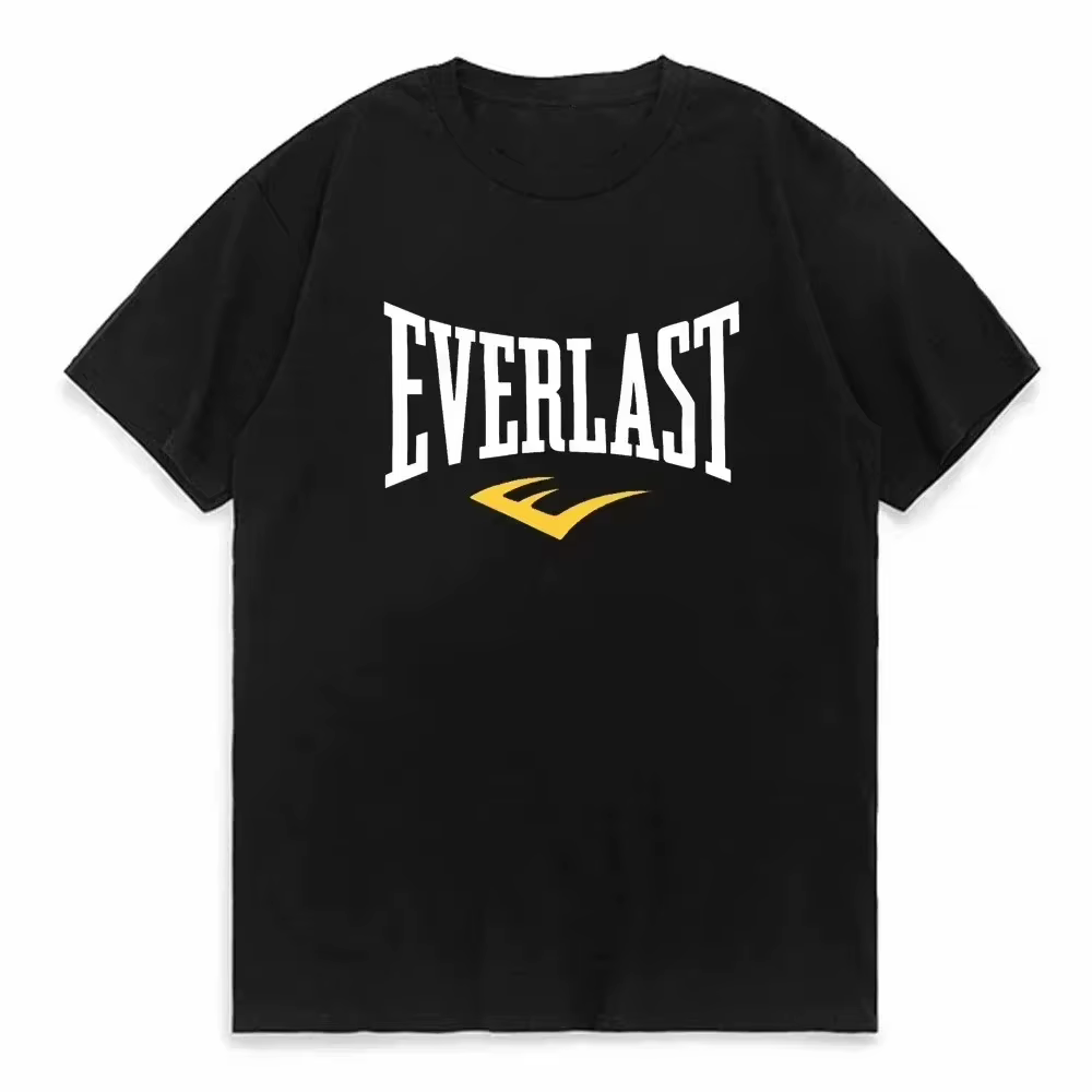 T-shirt classique avec logo de la célèbre marque de sports de boxe et de combat