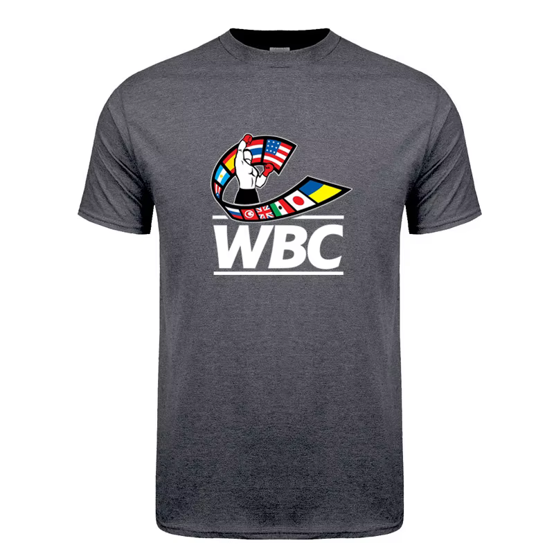 WBC boxe t-shirt été hommes coton à manches courtes T-shirts homme hauts