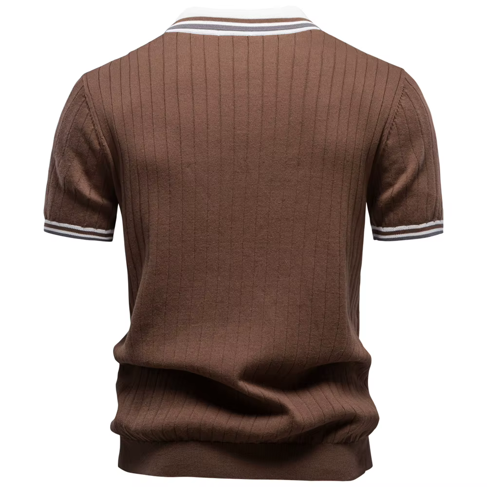 Polo pour homme AIOPESON 100% coton