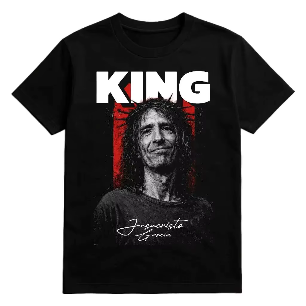 Rock King Tops Extremoduro Roberto Iniesta T-shirt à imprimé graphique 2026 Nouveauté été Y2K Punk Tees
