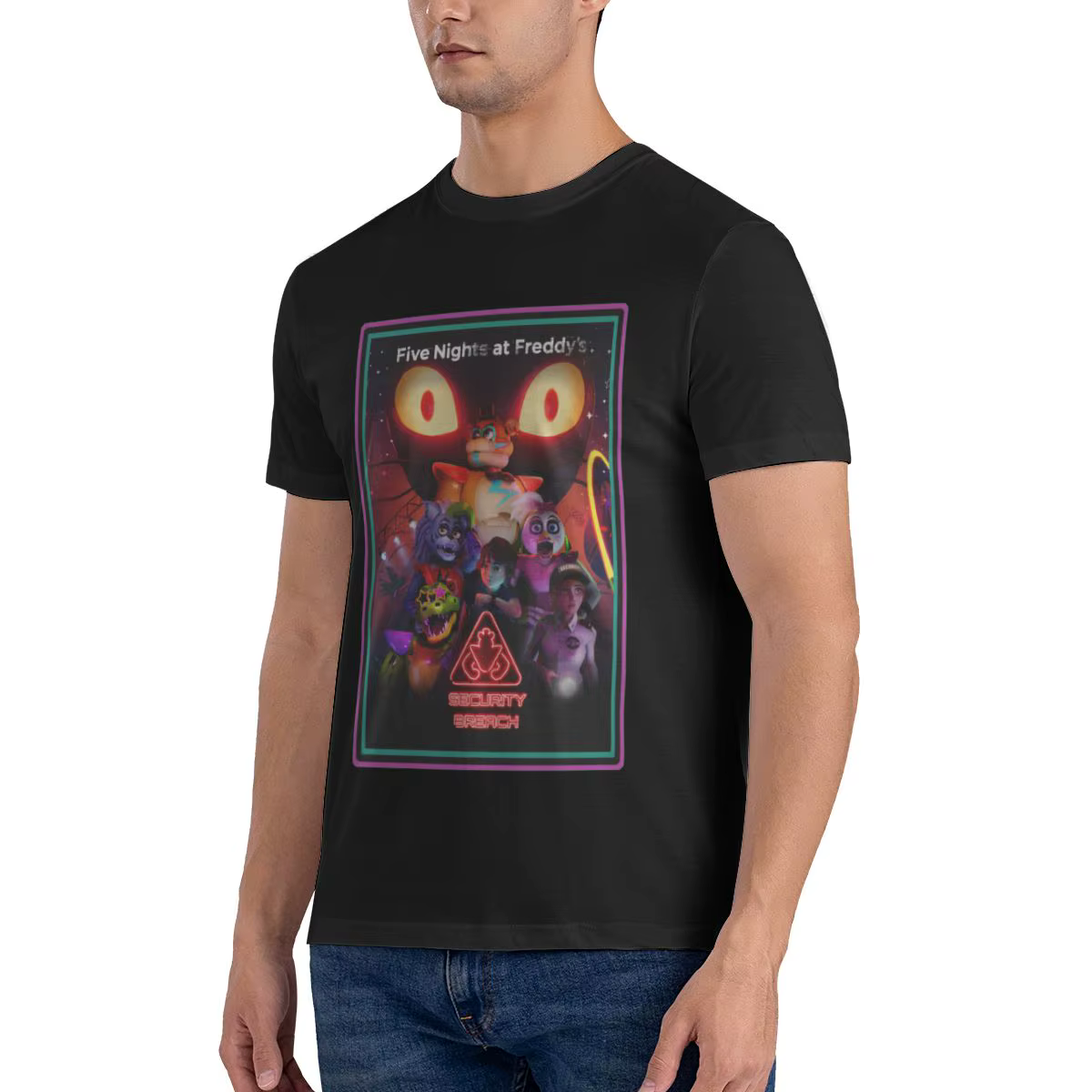 T-shirt drôle du film d'Halloween FNAF pour hommes