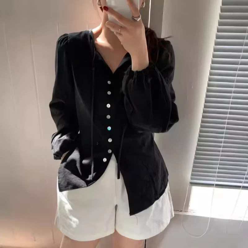 Chemise élégante à manches longues pour femmes