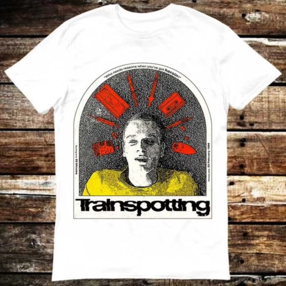 T-shirt Trainspotting, film classique des années 90