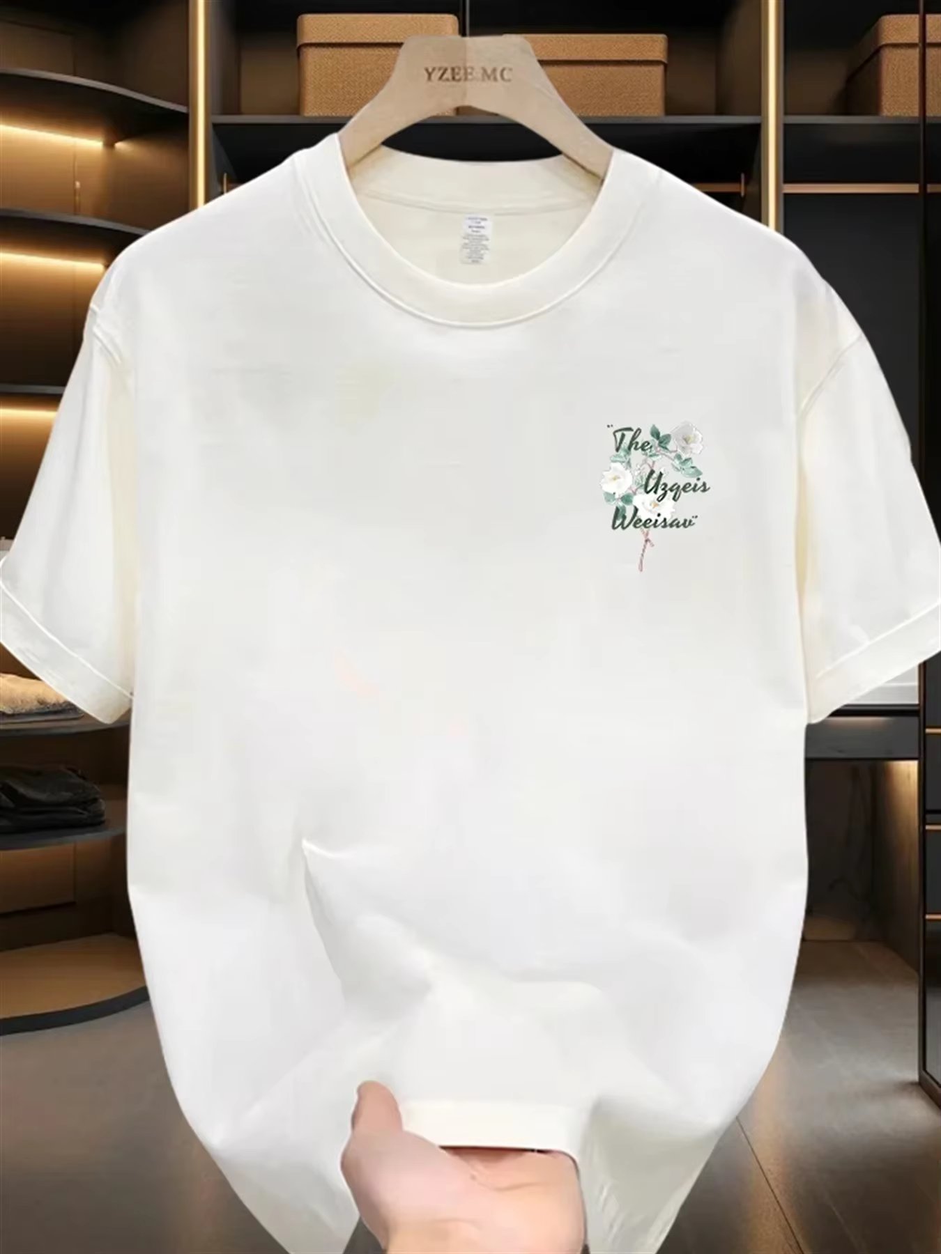 T-shirt pour homme 100% coton