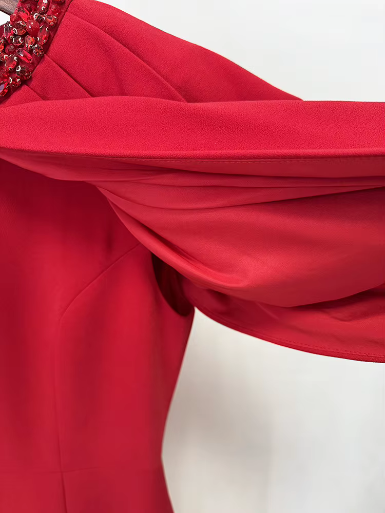 DEAT Robe de Soirée Élégante pour Femme