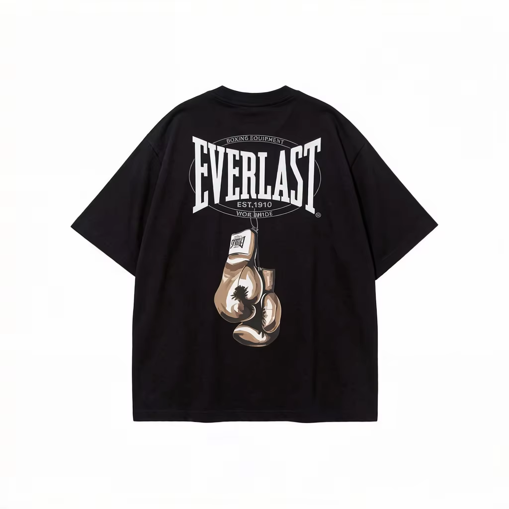 T-shirt en coton avec Logo EVERLAST BOXING pour homme