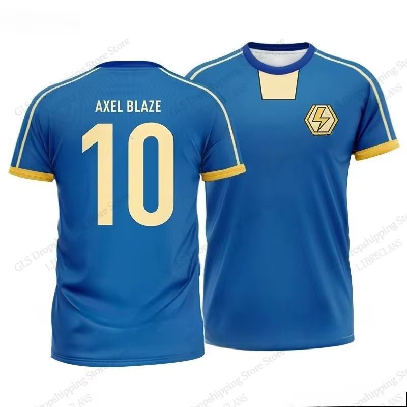 T-shirt Anime Inazuma Eleven imprimé 3D pour hommes et femmes