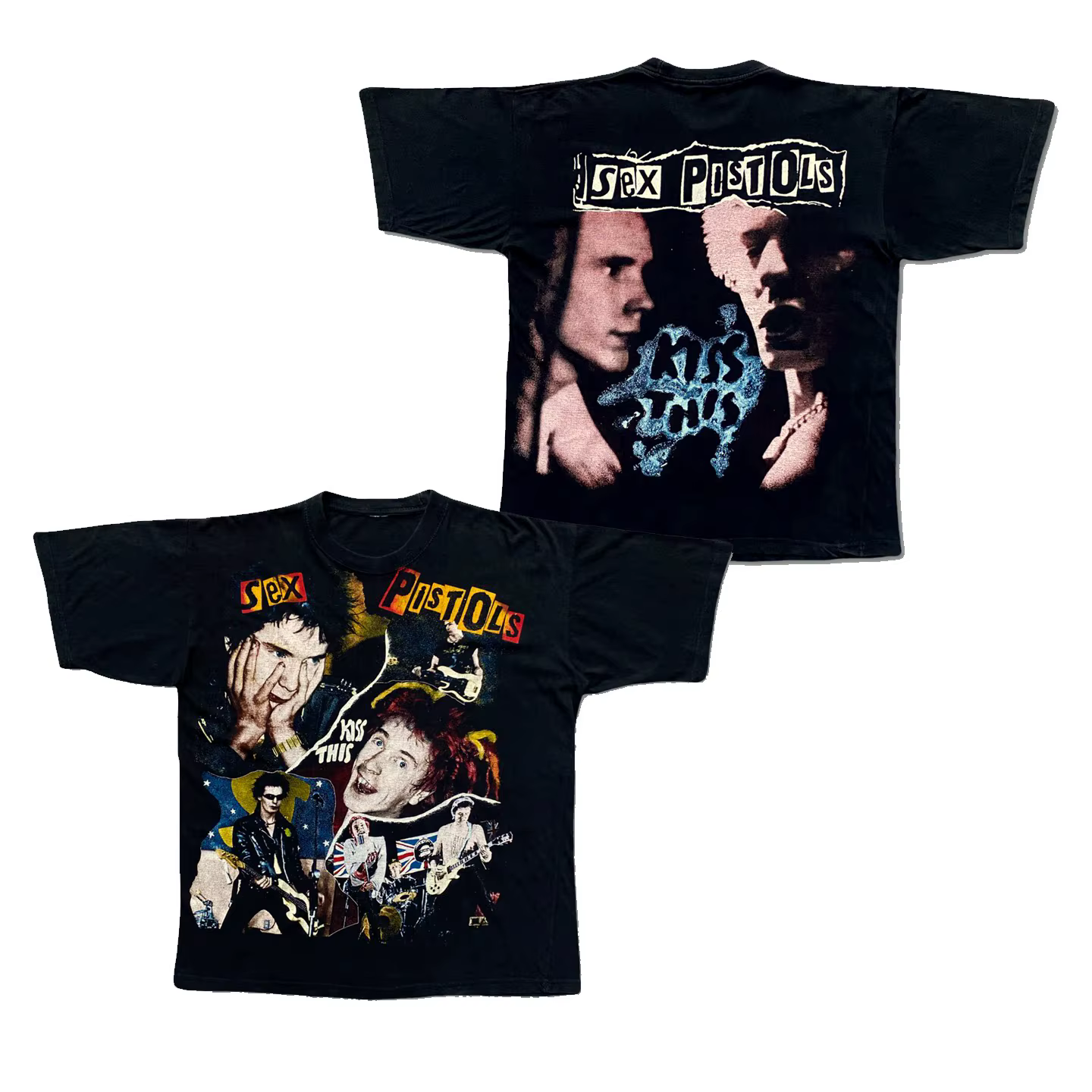 T-shirt décontracté Sex Pistols Punk Rock pour hommes et femmes