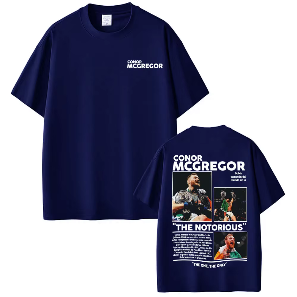 Conor Mcgregor The Notorious Merch T-shirts Vêtements pour hommes Harajuku Cool High Street