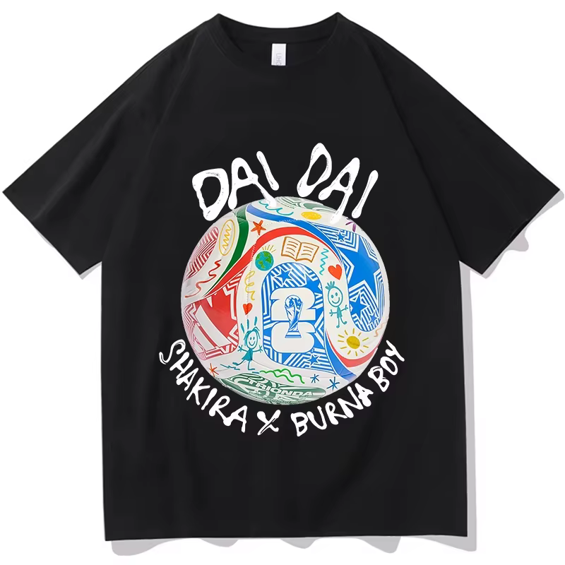 T-shirt unisexe Shakira DAI DAI 2026 – Mode décontractée