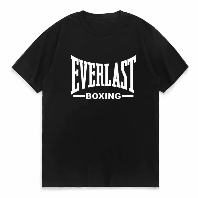 T-shirt classique avec logo de la célèbre marque de sports de boxe et de combat