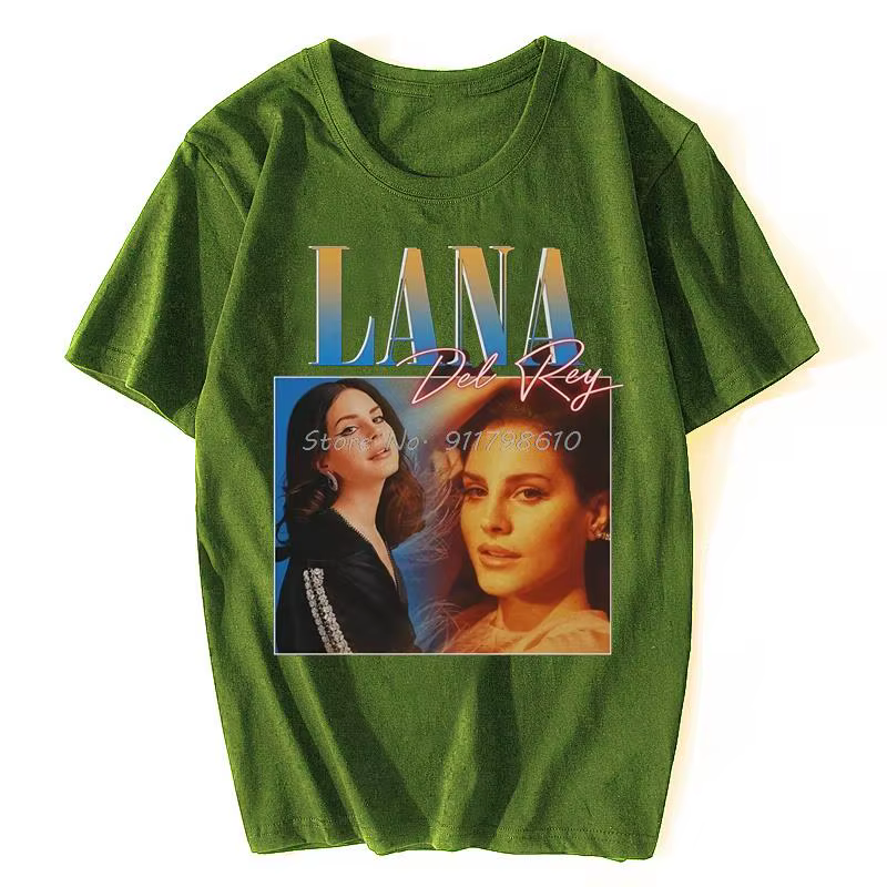 Lana Del-Rey-T-Shirt unisexe à manches courtes