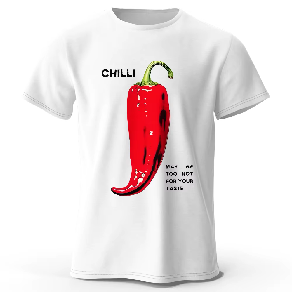 T-Shirt Chili Pepper épicé 100% coton