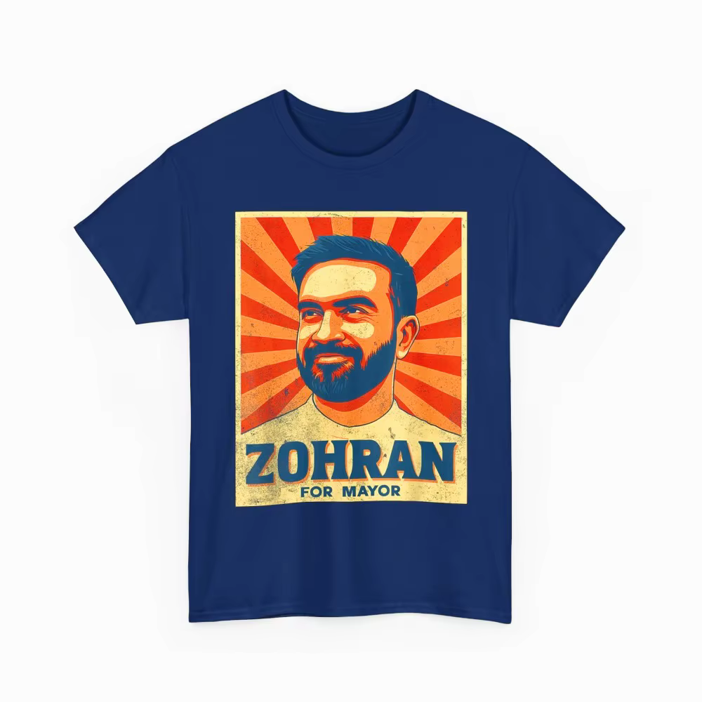 Zohran Mamdani pour Mayor Merch Chemise Imprimée