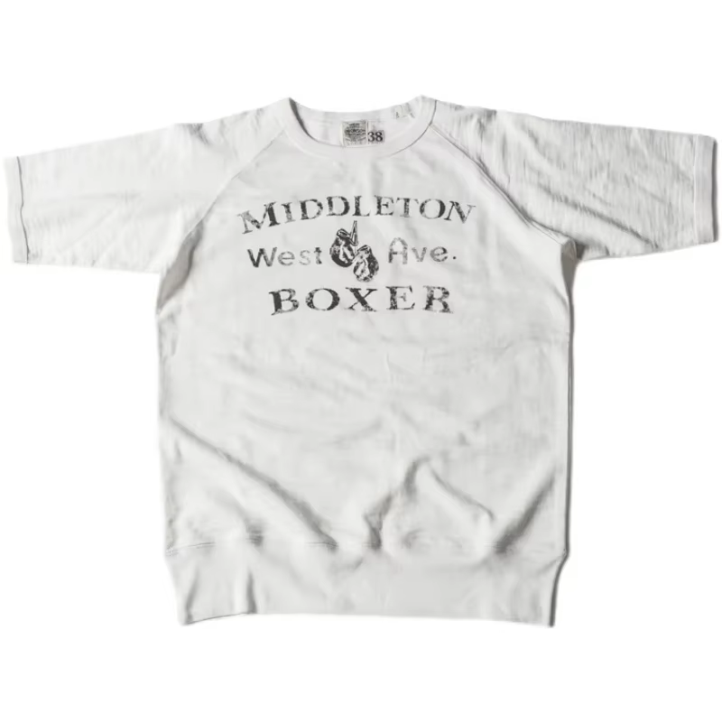 Bronson Raglan-Boxer à manches courtes pour homme