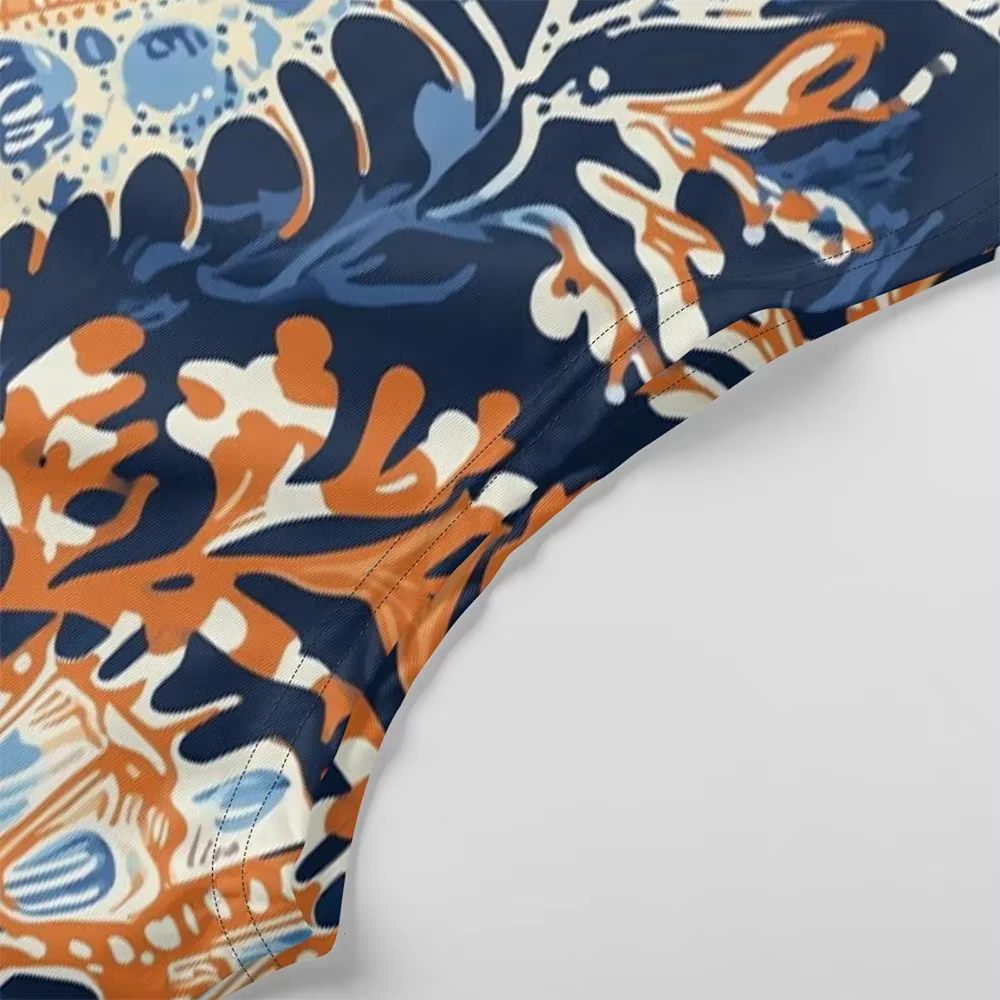 Hippocampe océan vie imprimé débardeur hommes gilet coloré algues poisson graphique sans manches chemise décontractée été en plein air Fitness