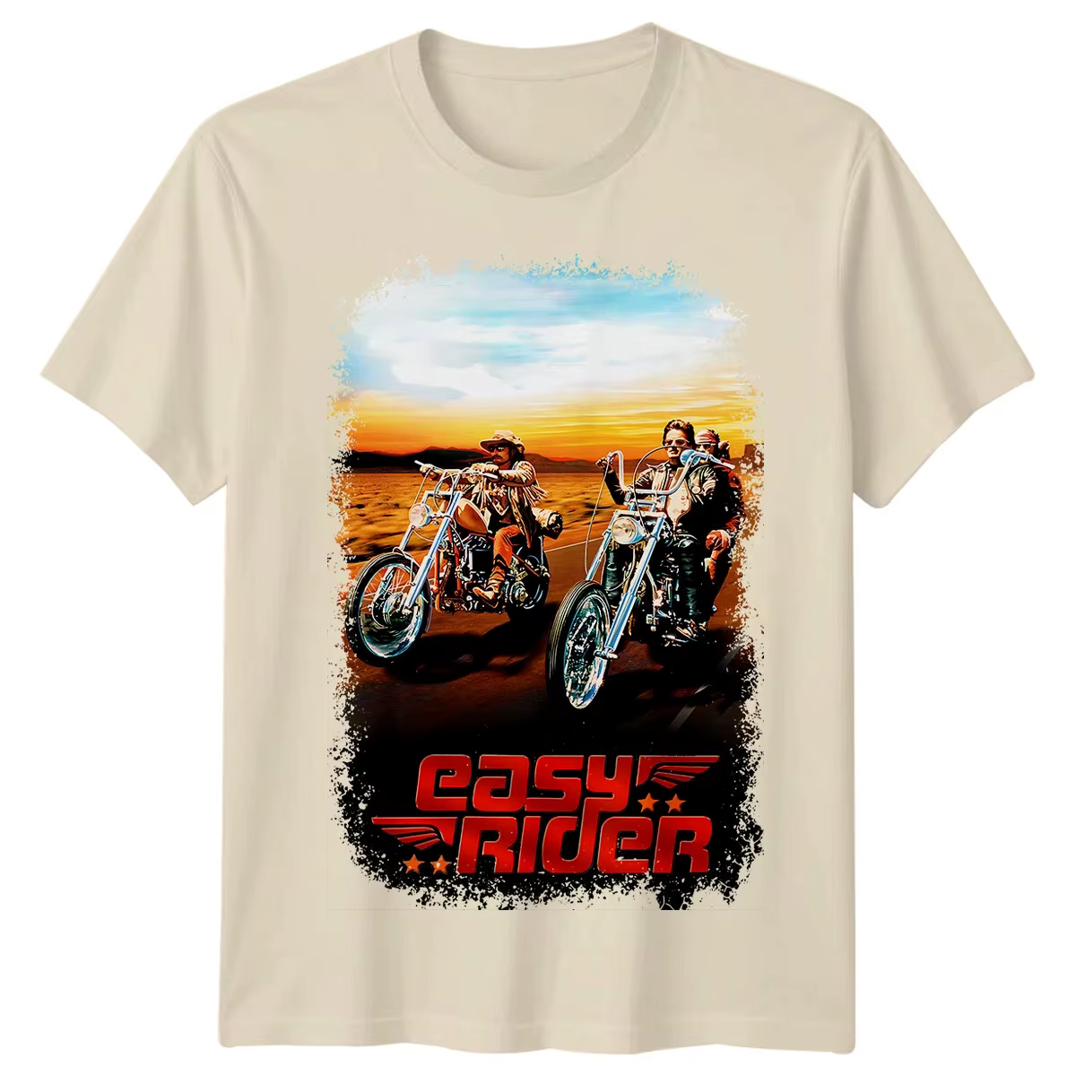T-shirt de motard Easy Rider pour hommes et femmes