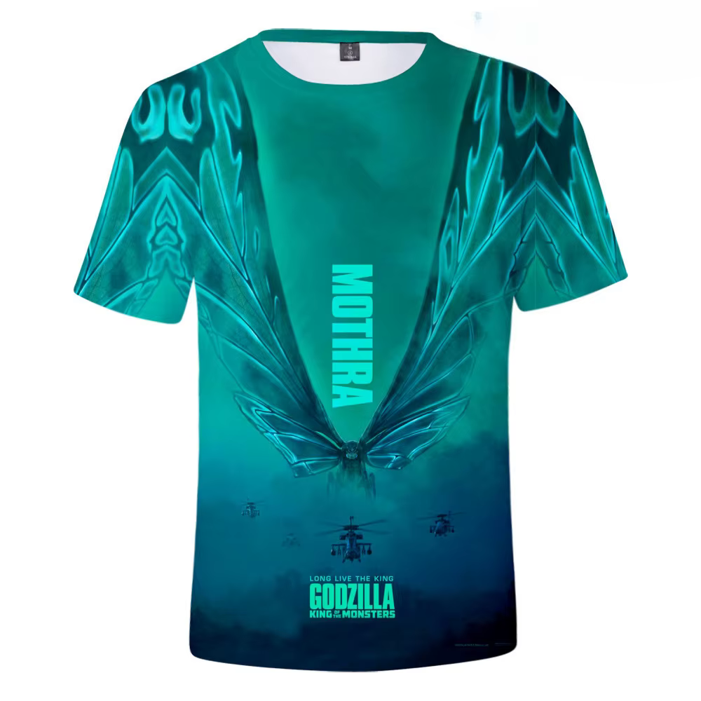 Godzilla Anime t-shirt roi des monstres enfants adulte Gojira été à manches courtes haut Sports de plein air loisirs vêtements cadeaux
